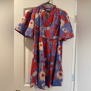 Tuckernuck floral print dress, size L